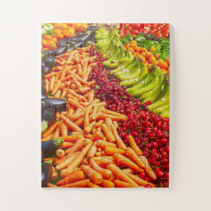 Puzzle Collection de fruits et légumes