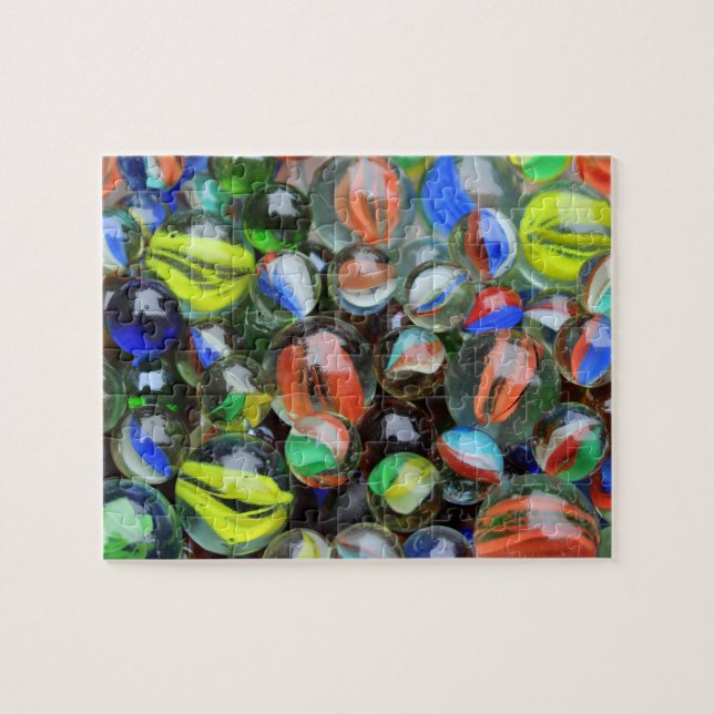 Puzzle Collection de marbres de verre (Horizontal)