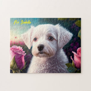 Puzzle Collection rose Et Chien Sucré