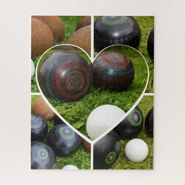 Puzzle Collection vintage de pelouses, (Vertical)