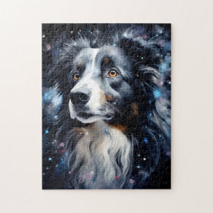 Puzzle Collie Bordure