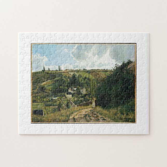 Puzzle Colline du Jalais, Pontoise 1867 Camille Pissarro  (Horizontal)