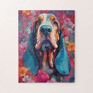 Puzzle Coloré Basset Hound