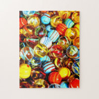 Puzzle coloré Challenger Rouge Jaune Marbles
