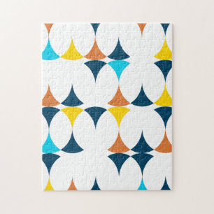 Puzzle Coloré, moderne, cool, formes géométriques tendanc
