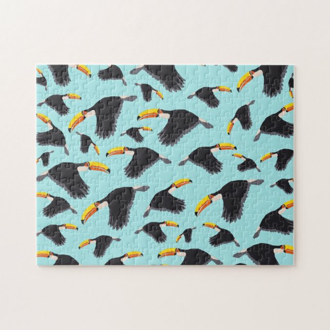 Puzzle Coloré Toucan Tropical Bird Motif (Horizontal)