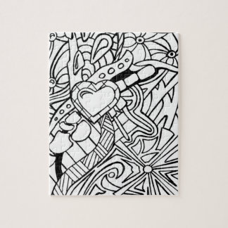 Puzzle Colorez-moi trois noirs et blancs