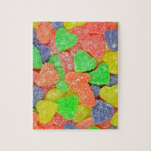 Puzzle Colorful heart shaped
