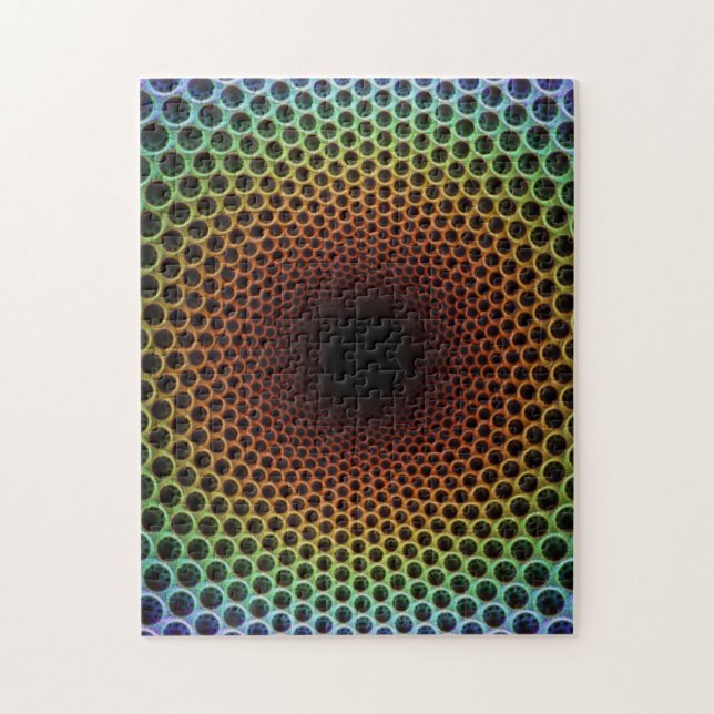 Puzzle Colorful Optical Illusion - very challenging (Vertical)