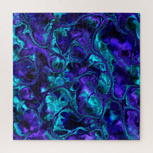 Puzzle Colorful Trippy Fractal Marble