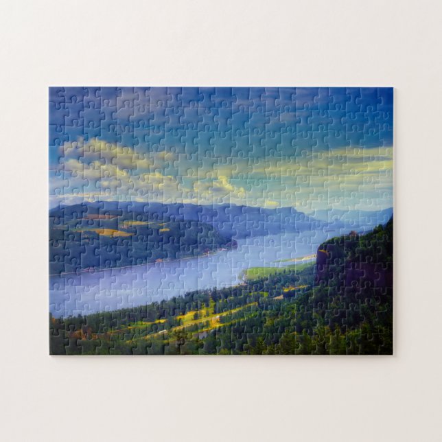 Puzzle Columbia River Gorge Oregon. (Horizontal)