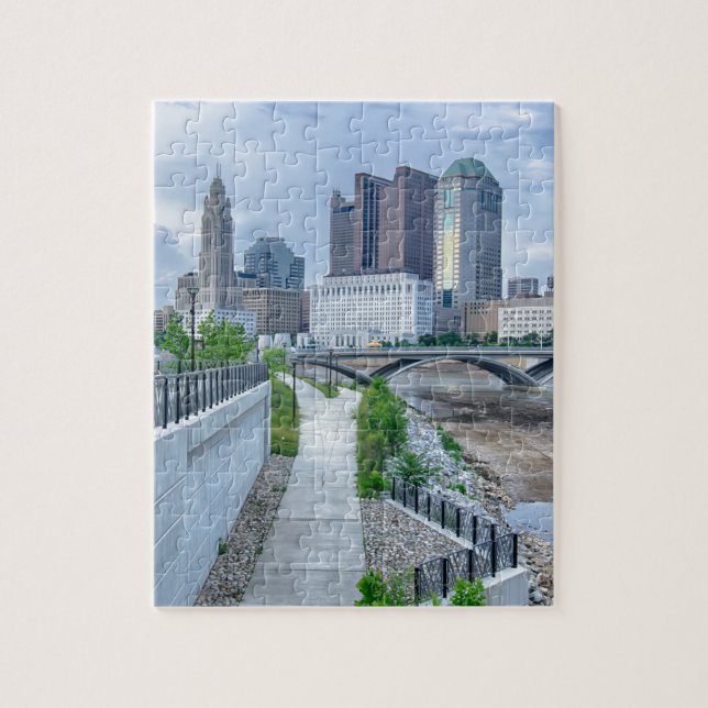 Puzzle columbus ohio skyline ville (Vertical)