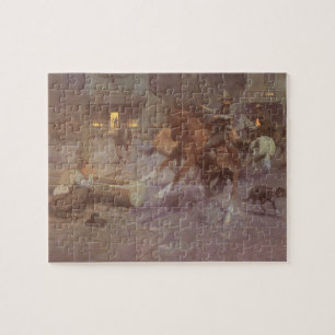 Puzzle Combat au Roundup Saloon par Bill Gollings