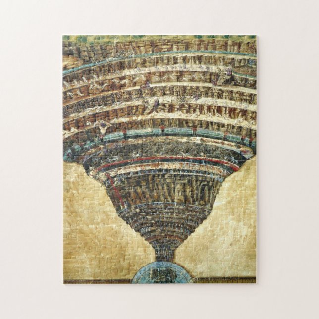 Puzzle Comédie Divine De Sandro Botticelli (Vertical)