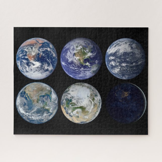 Puzzle Comparaison D'Image De Vues Iconiques De La Planèt (Horizontal)