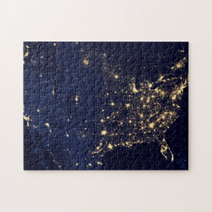 Puzzle Composite Infrarouge Par Satellite De La NASA Des 