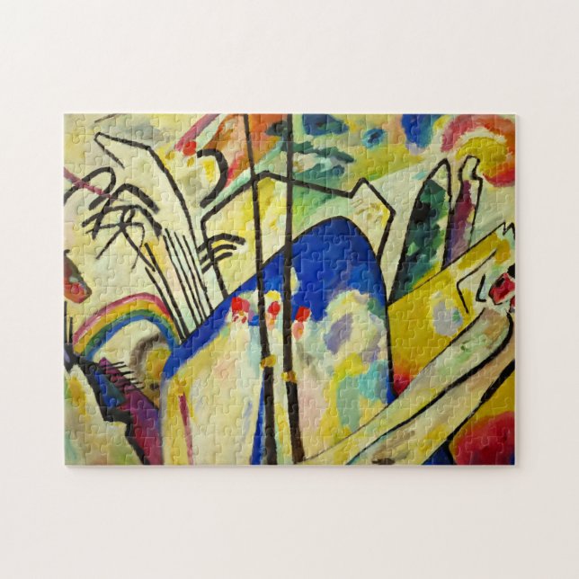 Puzzle Composition 4 par Wassily Kandinsky (Horizontal)