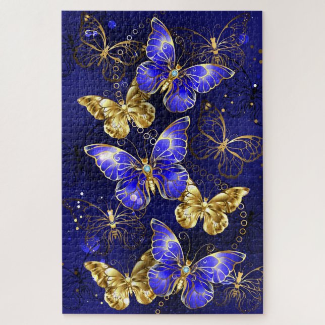 Puzzle Composition avec papillons Sapphire (Vertical)