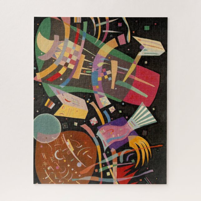 Puzzle Composition Kandinsky 10 Peinture Abstraite (Vertical)