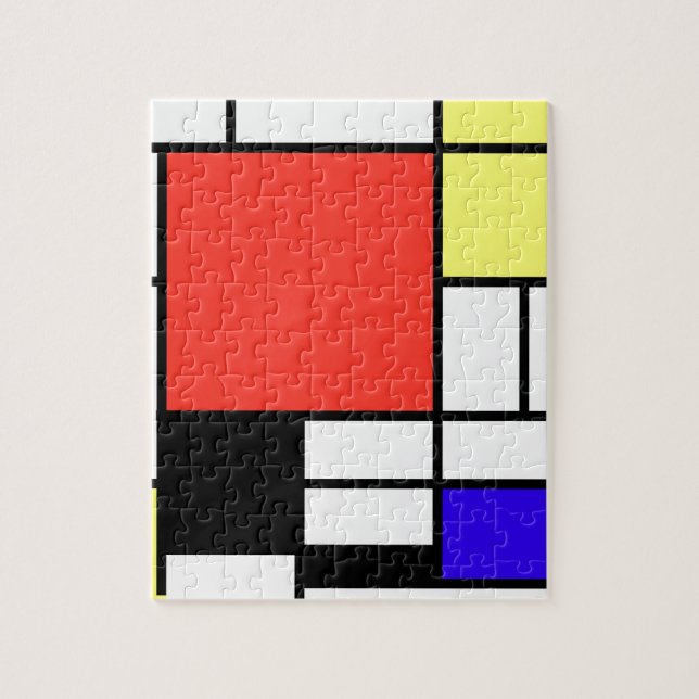 Puzzle Composition, Mondriaan (Vertical)