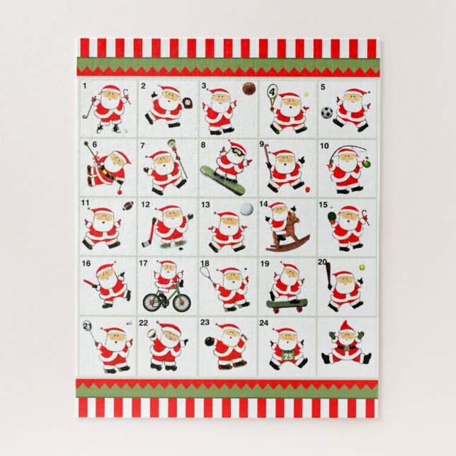 Puzzle Compte à rebours de Noël (Vertical)