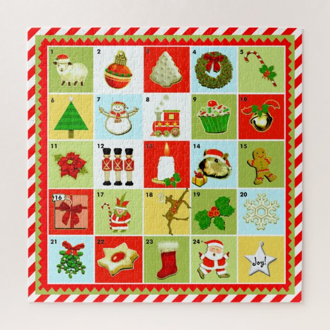 Puzzle Compte à rebours de Noël (Vertical)