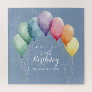 Puzzle Conception de fête d'anniversaire en typographie m