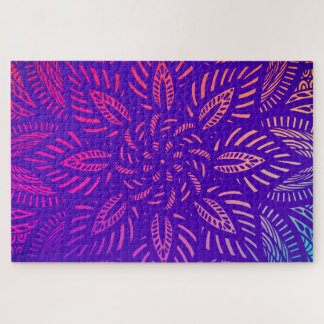 Puzzle Conception de Mandala Vibrant