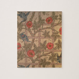 Puzzle Conception de papier peint de "treillis", 1864
