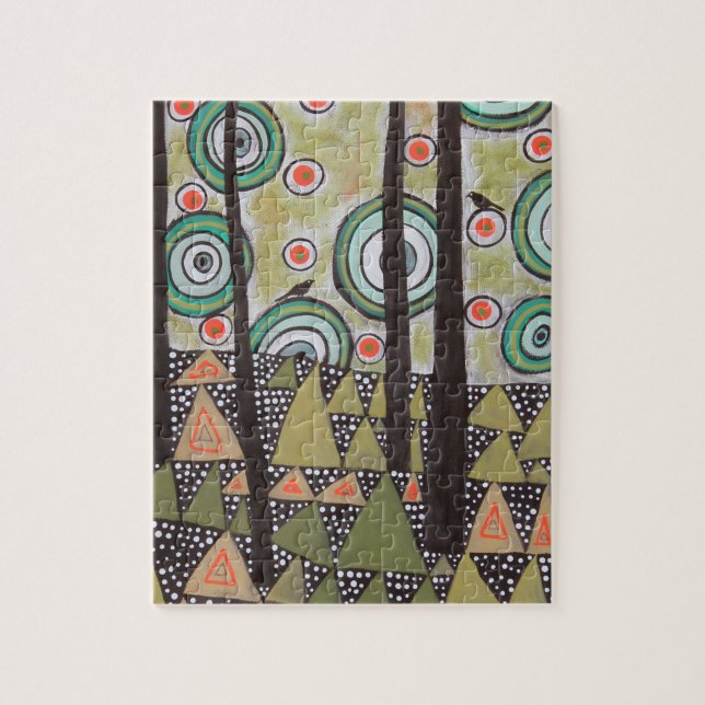 Puzzle Conception de paysage de triangle (Vertical)