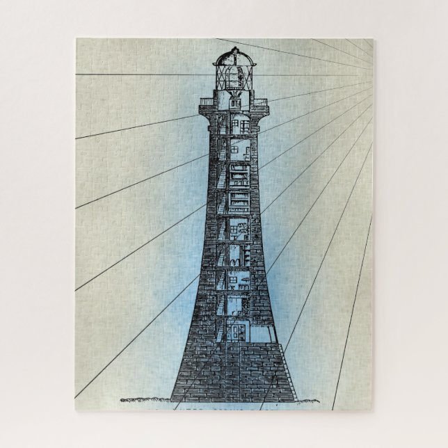 Puzzle Conception de série nautique 19 Tissu Papier (Vertical)