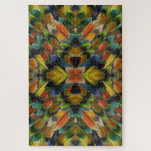 Puzzle Conception fractale des plumes de l'inséparable