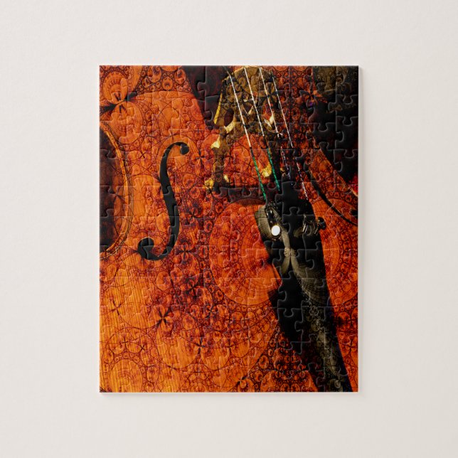 Puzzle Conception modelée artistique de violoncelle (Vertical)