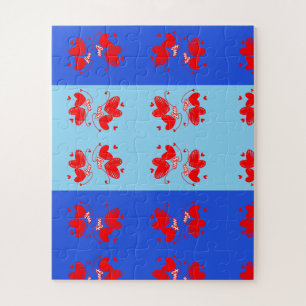 Puzzle Conception romantique d'amour et de cœur