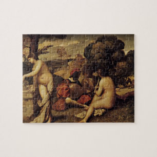 Puzzle Concert pastoral de Giorgione- (champêtre de fêt