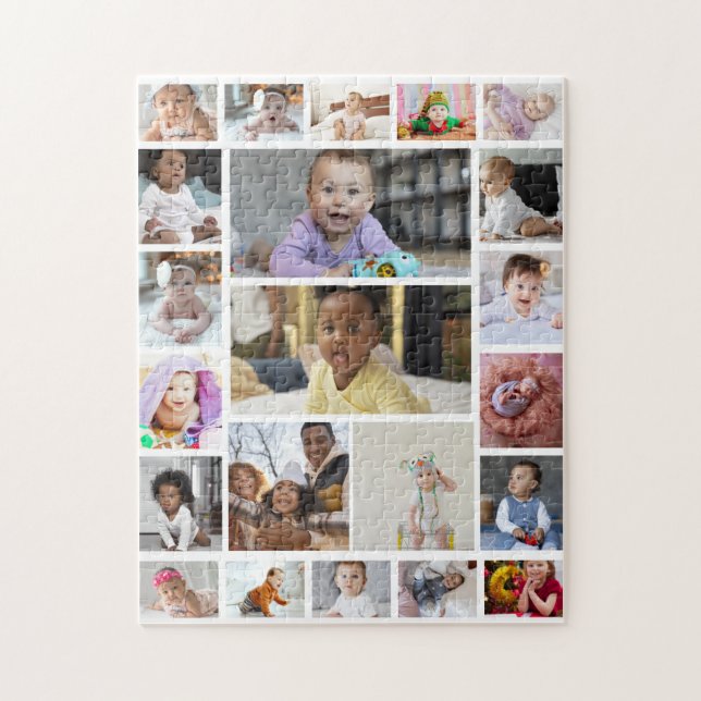 Puzzle Concevez votre propre 22 photo Collage Poster (Vertical)