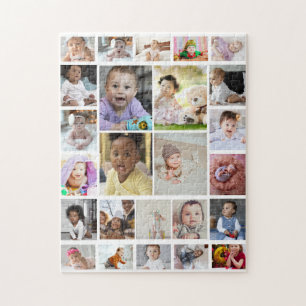 Puzzle Concevez votre propre 25 photo Collage Poster