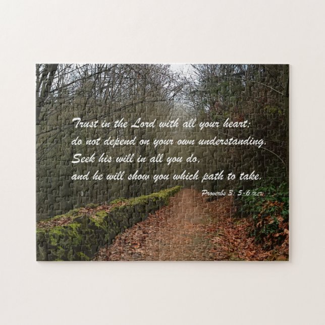 Puzzle Confiance Dans Le Seigneur (Horizontal)