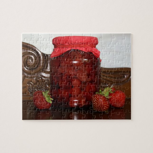 Puzzle confiture de fraise (Horizontal)