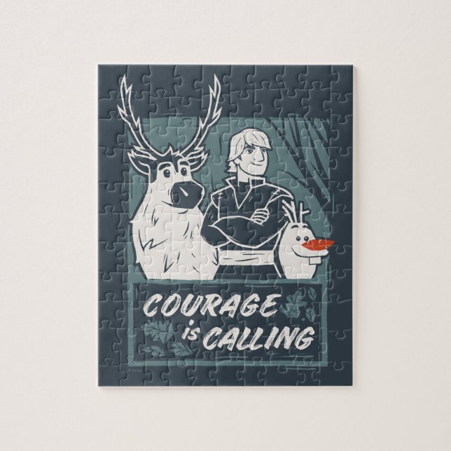 Puzzle Congelé 2 : Sven, Kristoff, & Olaf | Courage (Vertical)