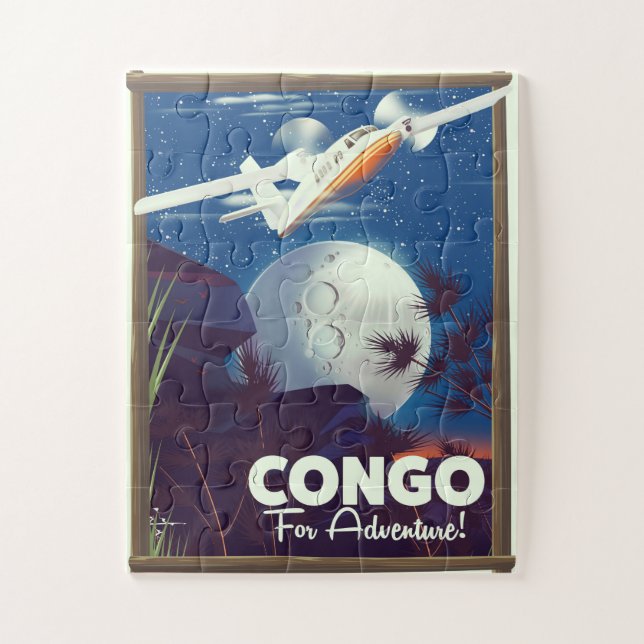 Puzzle Congo For Adventure ! affiche de voyage (Vertical)