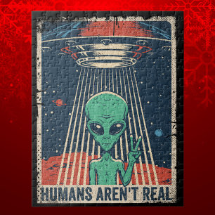 Puzzle Conspiration spatiale Alien amusante