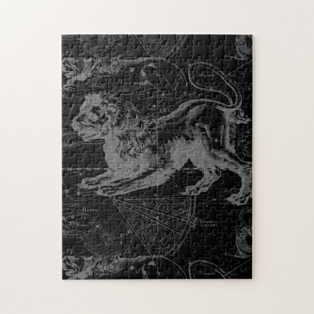 Puzzle Constellation Hevelius de Lion 1690 July23 - 22 (Vertical)