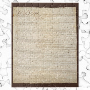Puzzle Constitution des États-Unis, Nous le peuple