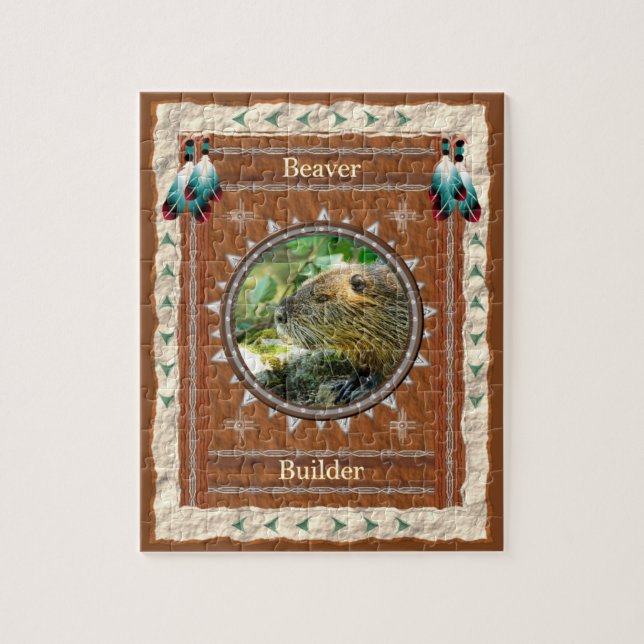 Puzzle Constructeur d'énergie de castor (Vertical)