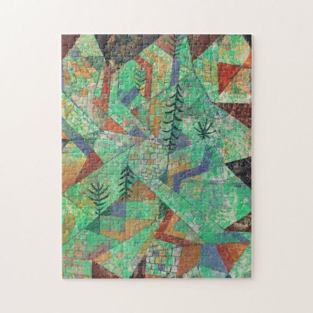Puzzle Construction forestière par Paul Klee (Vertical)