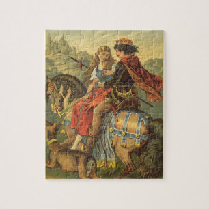 Puzzle Conte de fées victorien vintage, frère et sœur