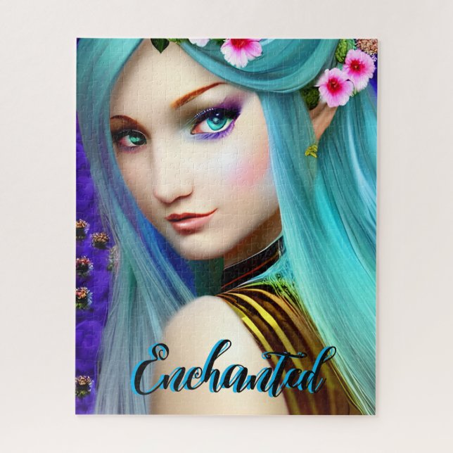 Puzzle Conte fée enchantée jolie fille (Vertical)