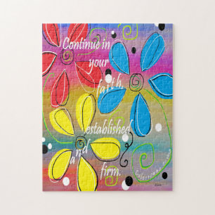 Puzzle Continuez dans votre foi