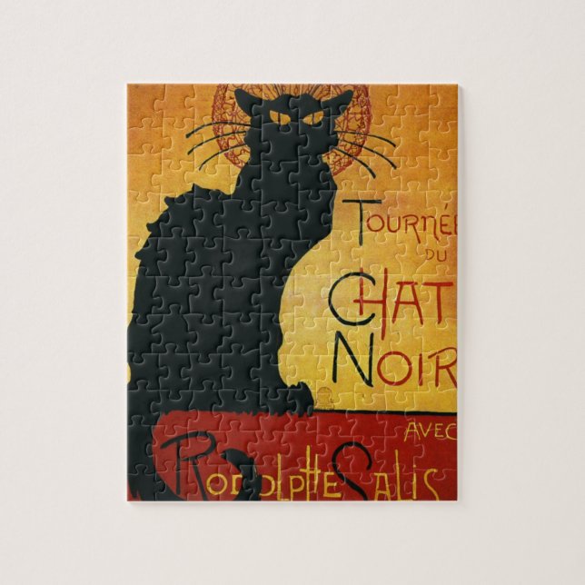 Puzzle Conversation Noir - Chat noir (Vertical)
